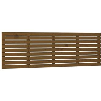vidaXL Testiera da Parete Ambra 166x3x63 cm in Legno Massello di Pino Vidaxl