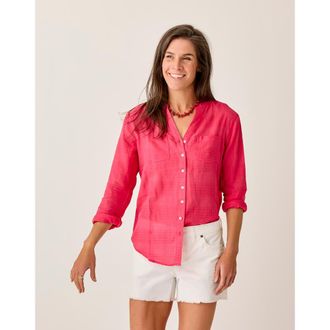 Carve Designs Dylan Textured Tunic in Watermelon at Nordstrom, Size Xx-Small