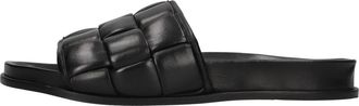 Lorenzo Masiero Leren Mules - Heren - Sandalen - Zwart - 41 EU - Leer - Schoenen