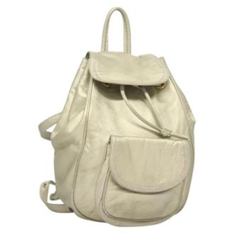 Loewe Pre-owned Leather backpacks - Dames - Vintage Rugzakken - Geel - ONE Size - Leer - Vintage