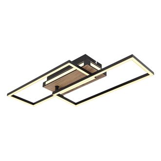 Globo Lighting Plaf&oacute;n - Colli - Natural Negro - Metal - Led - 67299d - Globo