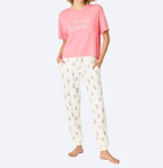 PJ Salvage Howdy Darling Pajama Tee In Berry Kiss