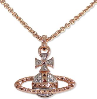 Vivienne Westwood pink gold Pendant Necklace (Pre-Owned)