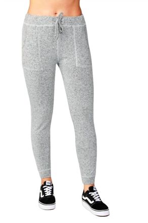 French Kyss Melange Joggers In Mist