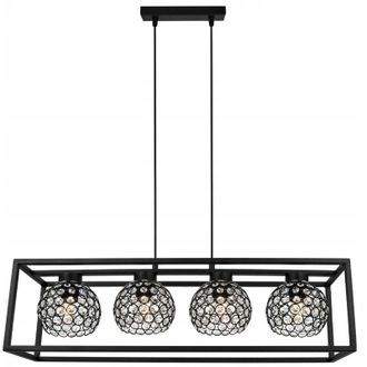 OEM L&aacute;mpara Colgante Elegante Jaula Bola De Cristal