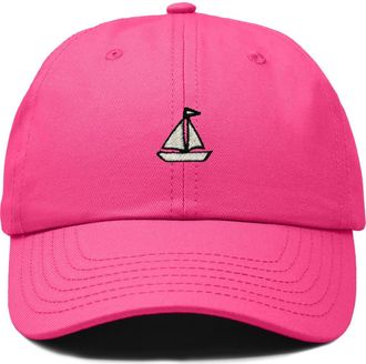 Dalix Sail Dad Cap in Hot Pink at Nordstrom