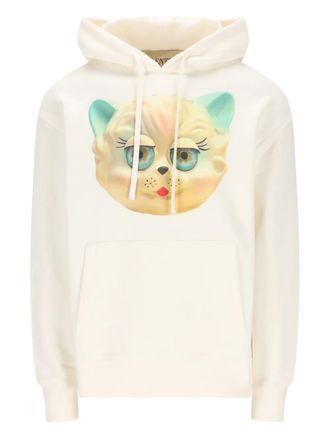 Valentino Garavani graphic-print hoodie - Toni neutri
