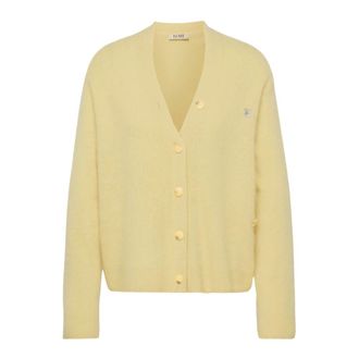 LeComte Cardigan - - Knitwear - Donna - Giallo - 3XL