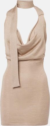 Aya Muse Miniabito Evo in maglia di seta e cashmere