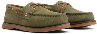 Sperry Top-Sider Gold Cup Authentic Original 2-Eye Boat Shoe in Light Green at Nordstrom, Size 10.5