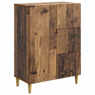 vidaXL Aparador Con Caj&oacute;n Madera Envejecida 66 X 34,5 X 90 Cm Vidaxl