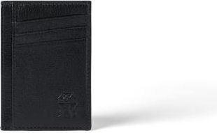 Brunello Cucinelli Grained leather card holder in Black at Nordstrom