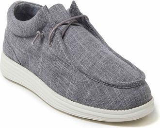 Dearfoams Mens Rhett Closed Back Chukka Loafer