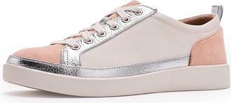 Vionic Winny Womens Shoes Sea Salt Metallic Leather : 8.5 M