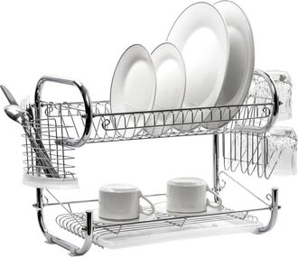J&V Textiles Stainless Steel Dish Rack