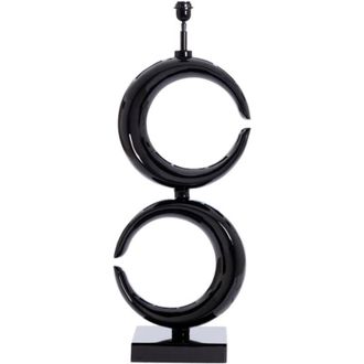 Light & Living Light & Living - L&aacute;mpara De Mesa - Maan - Negro - Metal