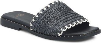 S&ouml;fft Elsa Slide Sandal in Black at Nordstrom, Size 9.5