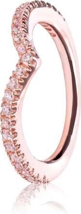 Pandora Shimmering Wish Clear CZ Wishbone PANDORA Rose ring with clear CZ