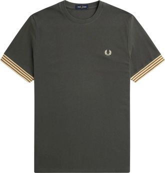 Fred Perry Elegante T-shirt - Tops - Hombre - Verde - L