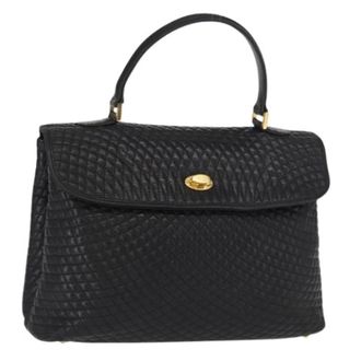 Bally Pre-owned Leren Handtas - Dames - Pre-owned - Zwart - Maat: ONE Size Leer
