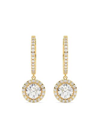 Tilla 14kt lab-grown diamond earrings - Gold