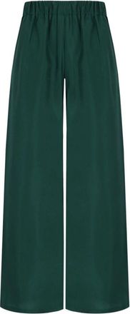 Max Mara Zaino Broeken - Dames - Wijde Broeken - Groen - 2XS - Broeken