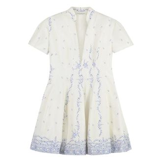 Philosophy di Lorenzo Serafini Short Dresses, female, White, Size: 2XS Poplin Mini Dress