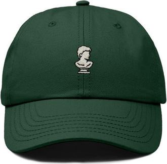Dalix Sculpture Dad Cap in Dark Green at Nordstrom