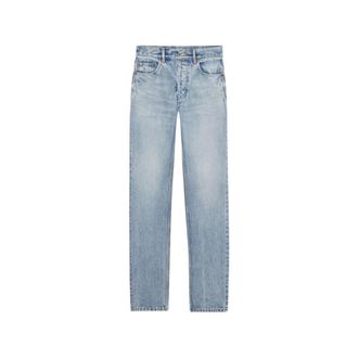 Saint Laurent Relax Straight Jean - female - Saint Laurent - Straight Fit Jeans - Blue - W28 - Jeans