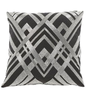 Global Views Woven Line Pillow