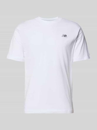 New Balance T-Shirt mit Logo und Rundhalsausschnitt in Weiss, Gr&ouml;&szlig;e XXL