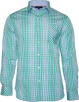 Hook & Tackle Mens Belmont Button Down Shirt In Emerald