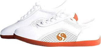 Generic Taekwondo Shoes Lightweight Sport Boxing Kung Fu Taichi for Men and Women(6.5 UK) White