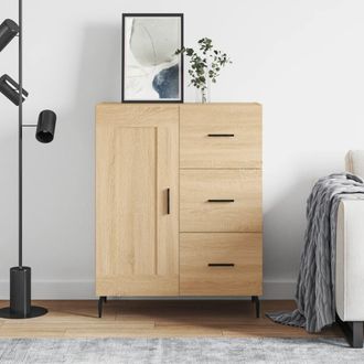 vidaXL Vidaxl - Aparador De Madera De Ingenier&iacute;a Roble Sonoma 69,5x34x90 Cm