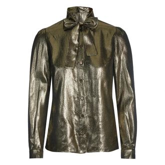 Dolce & Gabbana Blouses & Hemden - Dames - Blouses & Shirts - Geel - Maat: XS