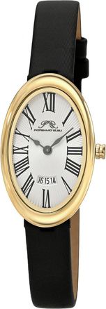 Porsamo Bleu Womens Eloise Genuine Leather Band Watch 1353BELL