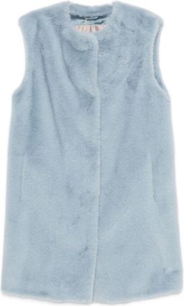 Herno Light Blue Round Neck Jacket