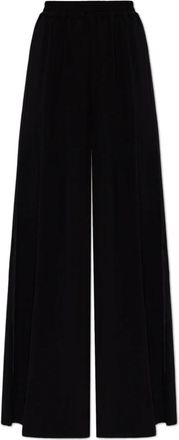 Max Mara Mxmzero Split Broeken - Dames - Wijde Broeken - Zwart - XS - Polyester - Broeken