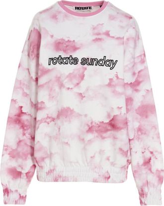 Rotate Pink Crew Neck Sweatshirt