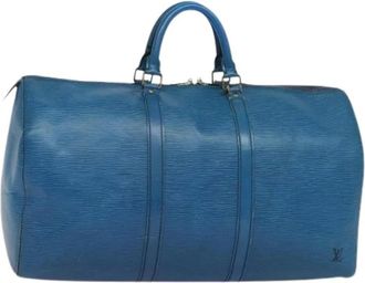 Louis Vuitton Pre-owned Weekend Bags, female, Blue, Size: ONE SIZE Pre-owned Leather louis-vuitton-bags