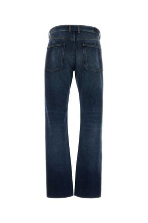 Givenchy Mens Blue Denim Jeans Greyblue Exterior: Cotton Pantaloni Trousers