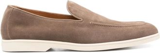 Doucal's Taupe Bruine Leren Ballerinas - Heren - Loafers - Bruin - 40 EU - Leer - Schoenen