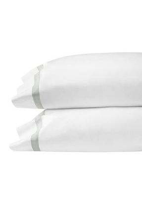 SFERRA Estate Set of 2 Pillowcases in White/lunar at Nordstrom, Size Standard