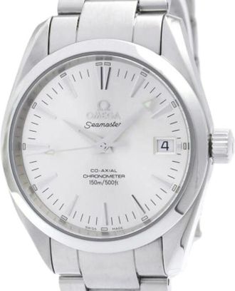 Omega Vintage, unisex, Wit, ONE Size, Pre-owned Seamaster 2504.30 Polshorloge