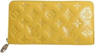 Louis Vuitton Pre-owned Wallets, female, Yellow, Size: ONE SIZE Pre-owned Canvas Wallet