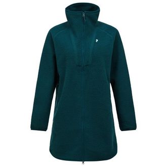 Peak Performance Naturerush Pile Long Full Zip Fleecejacke f&uuml;r Damen | blau