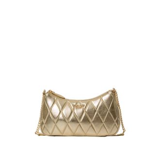 Twinset Quilted Shoulder Bag - female - Twinset - Shoulder Bags - Yellow - ONE SIZE - Bags