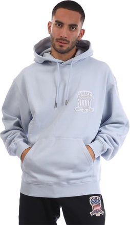 Avirex Mens Jackson Hooded Neck Long Sleeve Sweatshirt in Sky Blue - Size X-Large