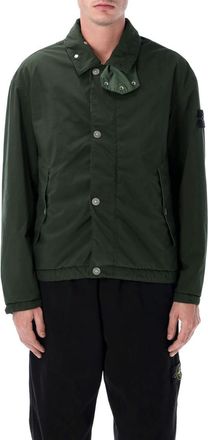 Stone Island Coach Jacket In Light Compact Touch Poly-Tc