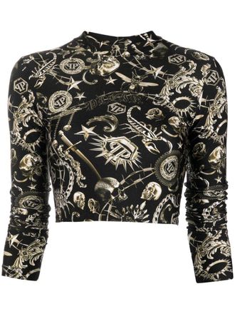 Philipp Plein T-shirt con stampa - Nero